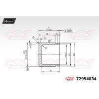 72954034 MAXTECH Поршень корпус скоби гальма