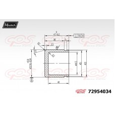 72954034 MAXTECH Поршень корпус скоби гальма