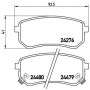 P 30 033 BREMBO Комплект гальмівних колодок дисковий гальм
