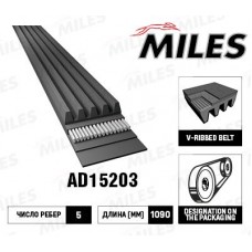 AD15203 MILES Поліклиновий ремінь