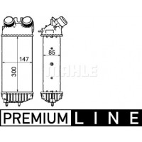 CI 474 000P MAHLE Интеркулер