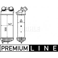 CI 474 000P MAHLE Интеркулер