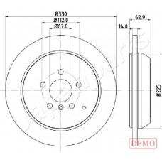 DP-0524C JAPANPARTS Гальмівний диск