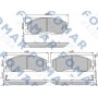 FO 934581 FOMAR Friction КомплеК т гальмівних колодок, дискове гальмо