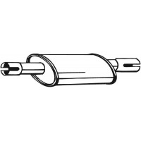228-251 BOSAL Середній глушник вихлопних газів