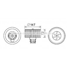 RT8598 AVA QUALITY COOLING Вентилятор салону