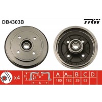 DB4303B TRW Гальмівний барабан