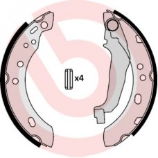S 56 507 BREMBO Комплект гальмівних колодок