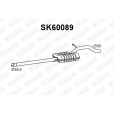 SK60089 VENEPORTE Предглушник вихлопних газів