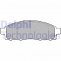 LP2074 DELPHI Комплект гальмівних колодок дисковий гальм