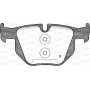 BPA0381.70 OPEN PARTS КомплеК т гальмівних колодок, дискове гальмо