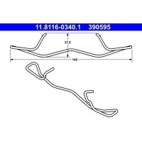 11.8116-0340.1 ATE Пружина, Гальмівний супорт