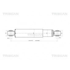 8705 10205 TRISCAN Амортизатор