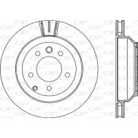 BDR2195.20 OPEN PARTS Гальмівний диск