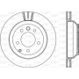 BDR2195.20 OPEN PARTS Гальмівний диск