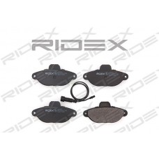 402B0042 RIDEX Комплект гальмівних колодок дисковий гальм