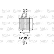 812278 VALEO Теплообмінник обігрів салону