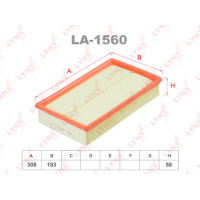LA-1560 LYNXauto Повітряний фільтр