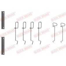 109-1070 QUICK BRAKE Комплектуючі колодки дискового гальма