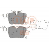 704-14082 IAP QUALITY PARTS Комплект гальмівних колодок дисковий гальм
