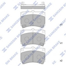 SP1067 Hi-Q Комплект гальмівних колодок дисковий гальм