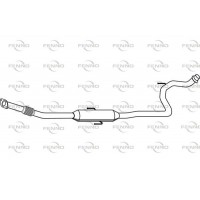 P66024 FENNO Середній глушник вихлопних газів
