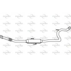 P66024 FENNO Середній глушник вихлопних газів