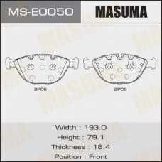MS-E0050 MASUMA Комплект гальмівних колодок