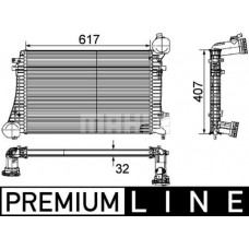 CI 162 000P MAHLE Интеркулер