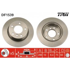 DF1539 TRW Гальмівний диск
