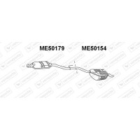 ME50179 VENEPORTE Предглушник вихлопних газів