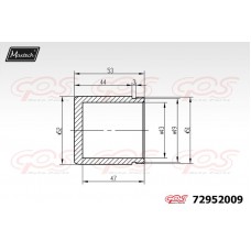 72952009 MAXTECH Поршень корпус скоби гальма
