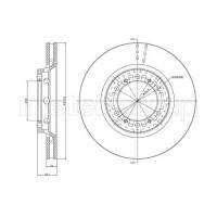 23-1080C METELLI Гальмівний диск