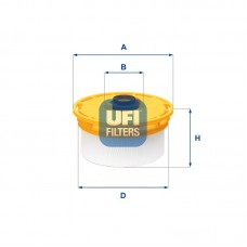 26.138.00 UFI Паливний фільтр