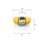 26.138.00 UFI Паливний фільтр