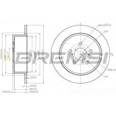 CD7903S BREMSI Гальмівний диск