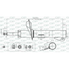 SAB8402.31 OPEN PARTS Амортизатор