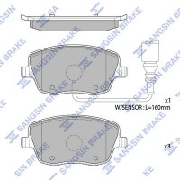 SP1806A Hi-Q Комплект гальмівних колодок дисковий гальм