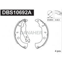 DBS10692A DANAHER Комплект гальмівних колодок