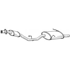 283-171 BOSAL Глушник вихлопних газів кінцевий