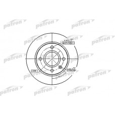 PBD2753 PATRON Гальмівний диск
