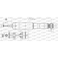 SAB8390.32 OPEN PARTS Амортизатор