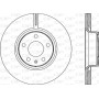 BDR2268.20 OPEN PARTS Гальмівний диск