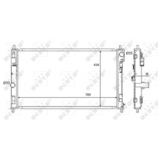 WG1723628 WILMINK GROUP Радіатор охолодження двигуна