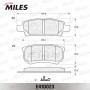E410023 MILES Комплект гальмівних колодок дисковий гальм