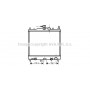 DNA2211 AVA QUALITY COOLING Радіатор охолодження двигуна