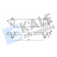 355670 KALE OTO RADYATÖR Интеркулер