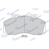 MBF015049 MANDO КомплеК т гальмівних колодок, дискове гальмо