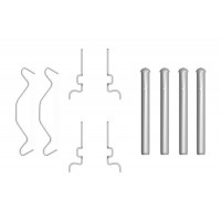 1 987 474 313 BOSCH Комплектуючі колодки дискового гальма