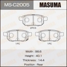 MSC2005 MASUMA Колодки гальмівні